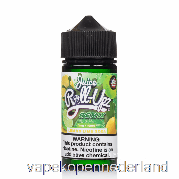 Elektronische Sigaret Vape Citroenlimoen Frisdrank - Sap Roll Upz Remix - 100 Ml 0 Mg